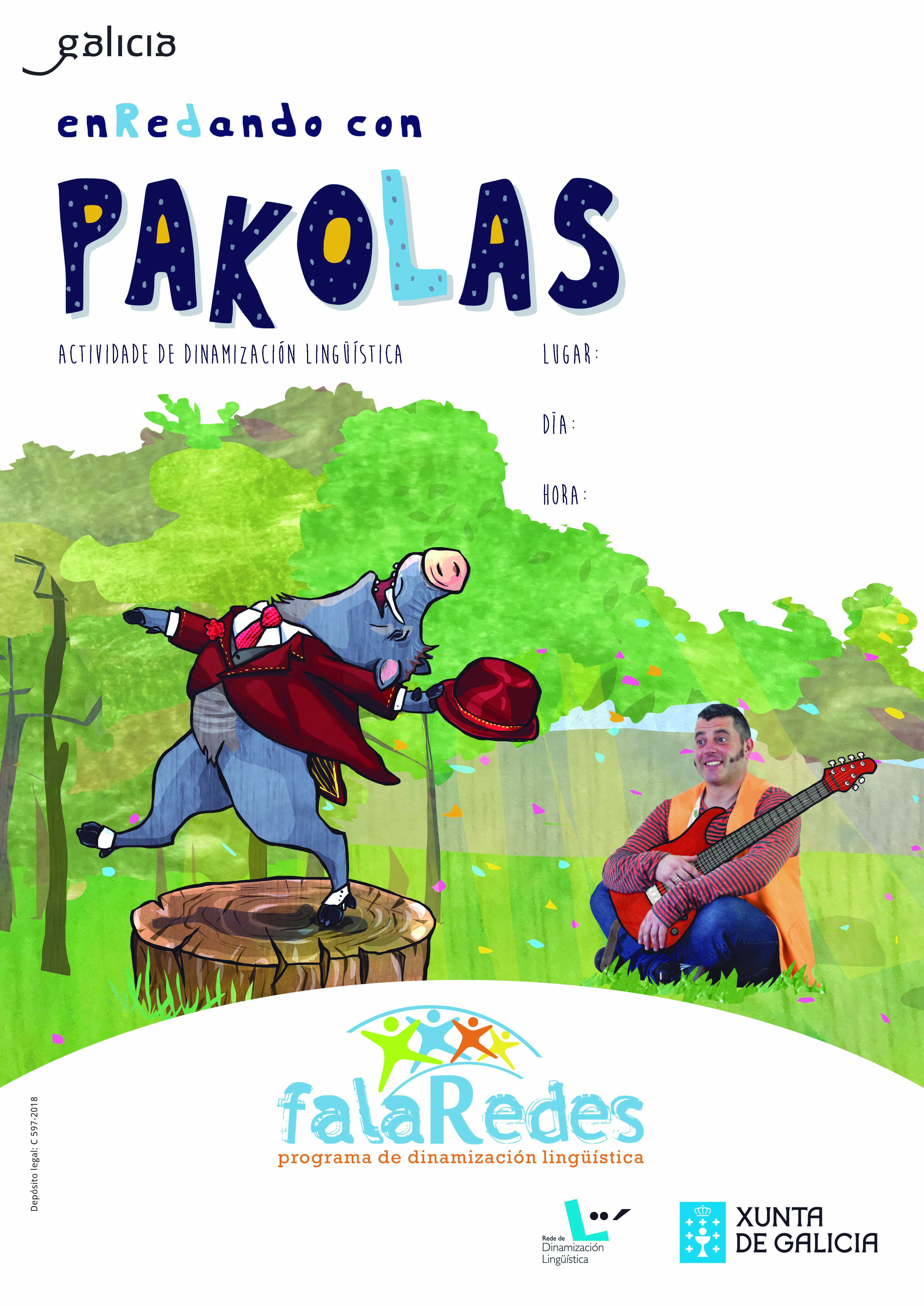 cartel definitivo Enredando con Pakolas con referencia